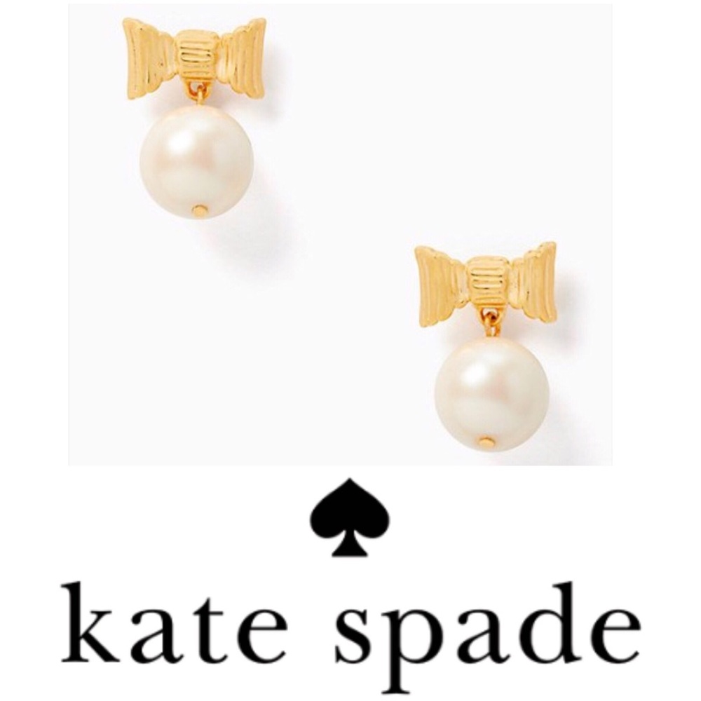 Kate Spade All Wrapped Up In Pearls Drop Earrings